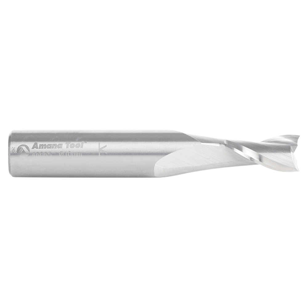 25/64" Dia x 3/4" Solid Carbide Up-Cut Spiral Plunge Bit, 1/2" Shank Alt 2 - Image