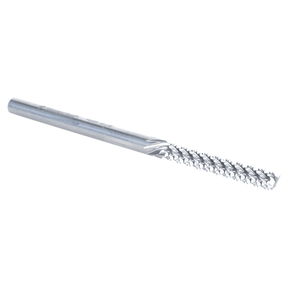 1/8" x 1" Diamond Pattern Composite Cutting End Bit, 1/8" Shank Alt 3 - Image