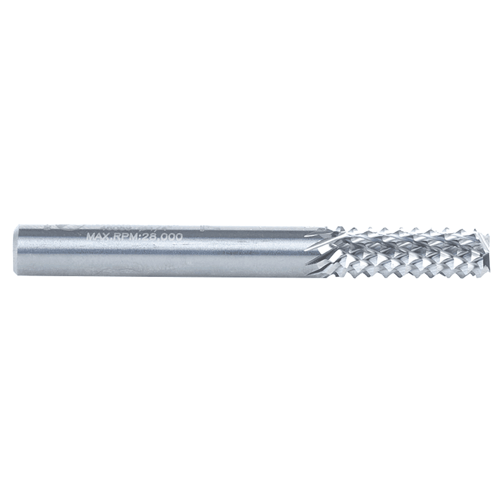 1/4" x 3/4" Diamond Pattern Composite Cutting End Mill Bit, 1/4" Shank Alt 2 - Image