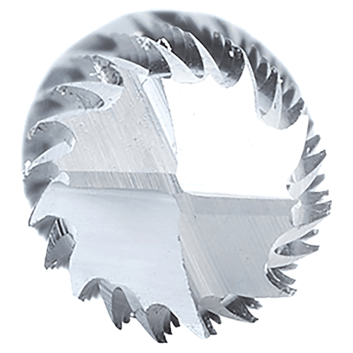 1/4" x 3/4" Diamond Pattern Composite Cutting End Mill Bit, 1/4" Shank Alt 4 - Image