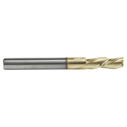 Amana 1/4" x 2-1/2" Down-Cut Composite/Fiberglass/Phenolic Spiral Router Bit with ZrN Coating