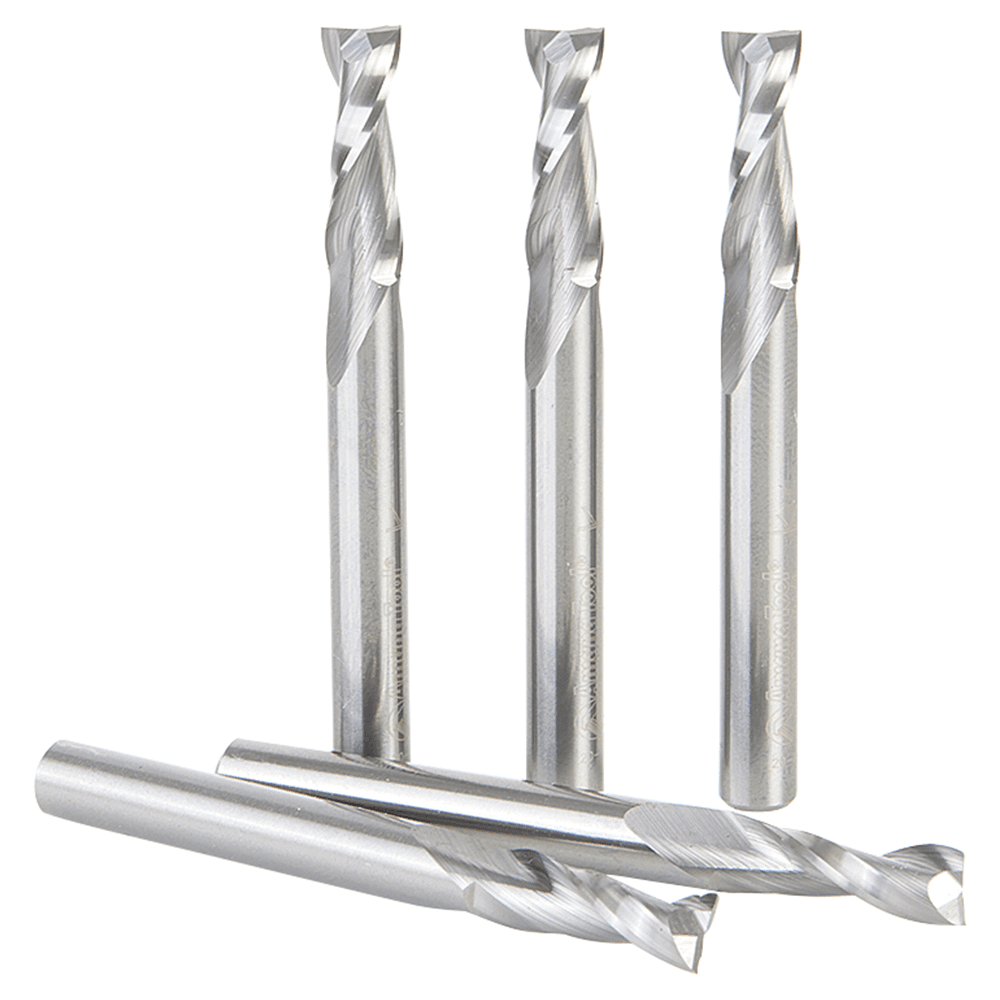 46102-5 1/4" x 2-1/2" Up-Cut Spiral Plunge Bit, 2-Flute, 1/4" Shank ((5/Pack) Alt 2 - Image