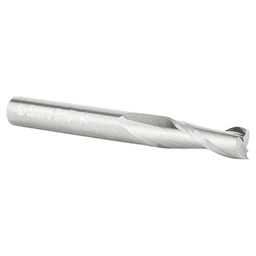 Amana 2-flute up-cut spiral plunge bit for clean and accurate cuts.