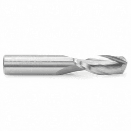 Amana 1/2" x 3" Up-Cut Spiral Plunge Bit - carbide grade increased clearance geometry and razor-sharp cutting edges with polished flutes