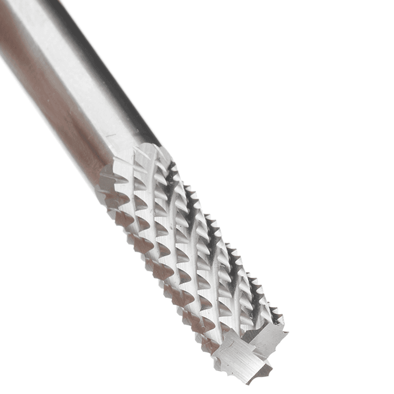 6mm x 19mm Diamond Pattern Composite Cutting End Mill Bit, 6mm Shank Alt 5 - Image