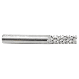 Amana 1/4" x 2" Coarse Point Diamond Pattern Composite Cutting End Mill Bit with 1/4" Shank