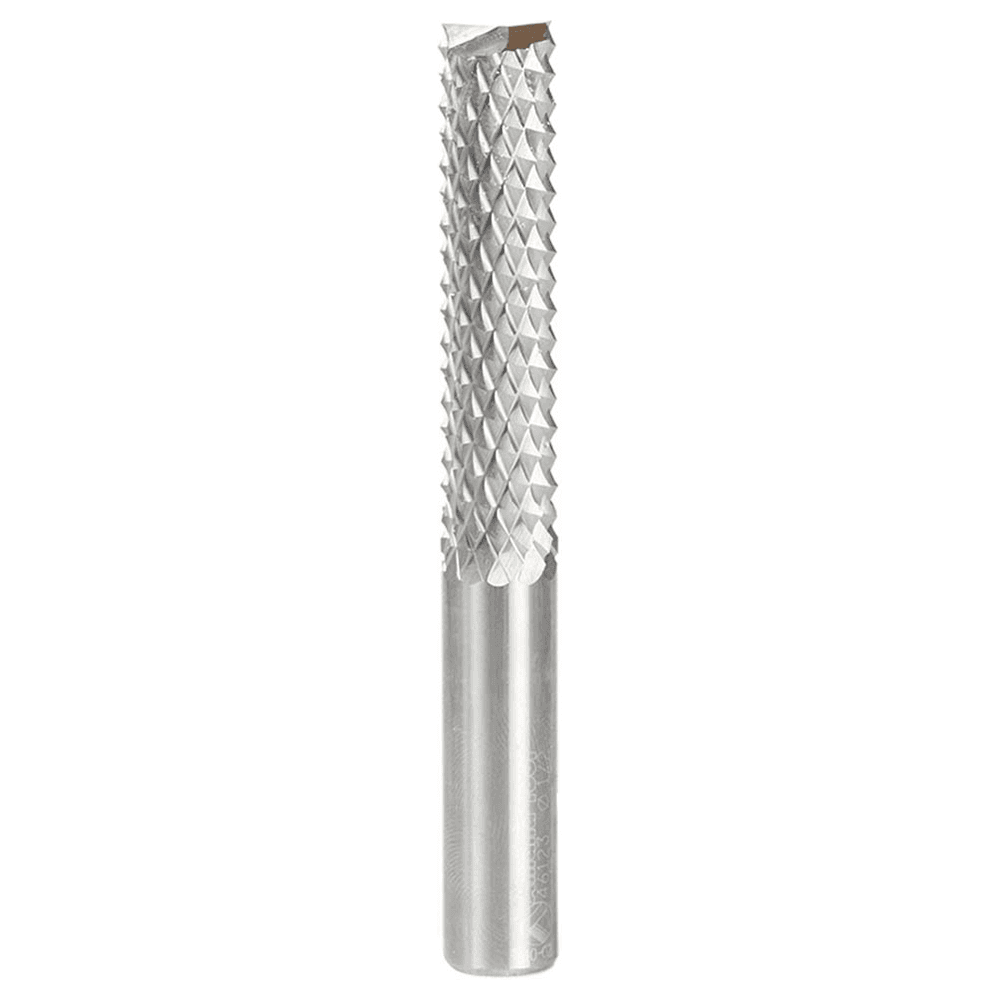 1/2" Shank Amana Diamond Pattern Cutting End Mill Bit for Abrasive Materials