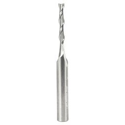 Amana 1/8" x 2-1/2" Up-Cut Spiral Plunge Router Bit with 2-flute design and 1/4" Shank