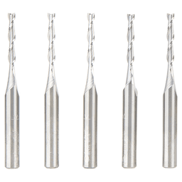 1/8" x 2-1/2" Up-Cut Spiral Plunge Bit, 2-Flute, 1/4" Shank (5/Pack) Alt 1 - Image