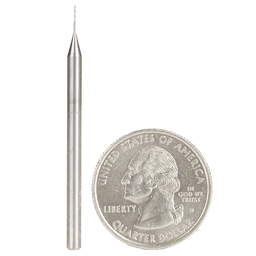 1/64" x 2" Up-Cut Spiral Plunge Bit, 2-Flute, 1/8" Shank - Alt Image 2