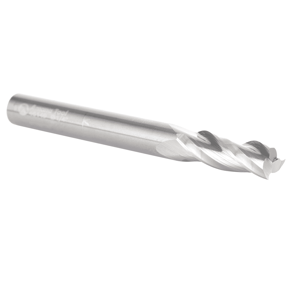 1/4" x 2-1/2" Up-Cut Spiral Plunge Bit, 3-Flute, 1/4" Shank - Alt Image 1