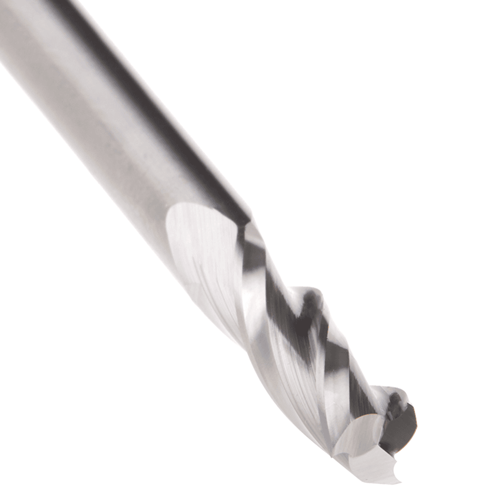 1/4" x 2-1/2" Up-Cut Spiral Plunge Bit, 3-Flute, 1/4" Shank - Alt Image 2