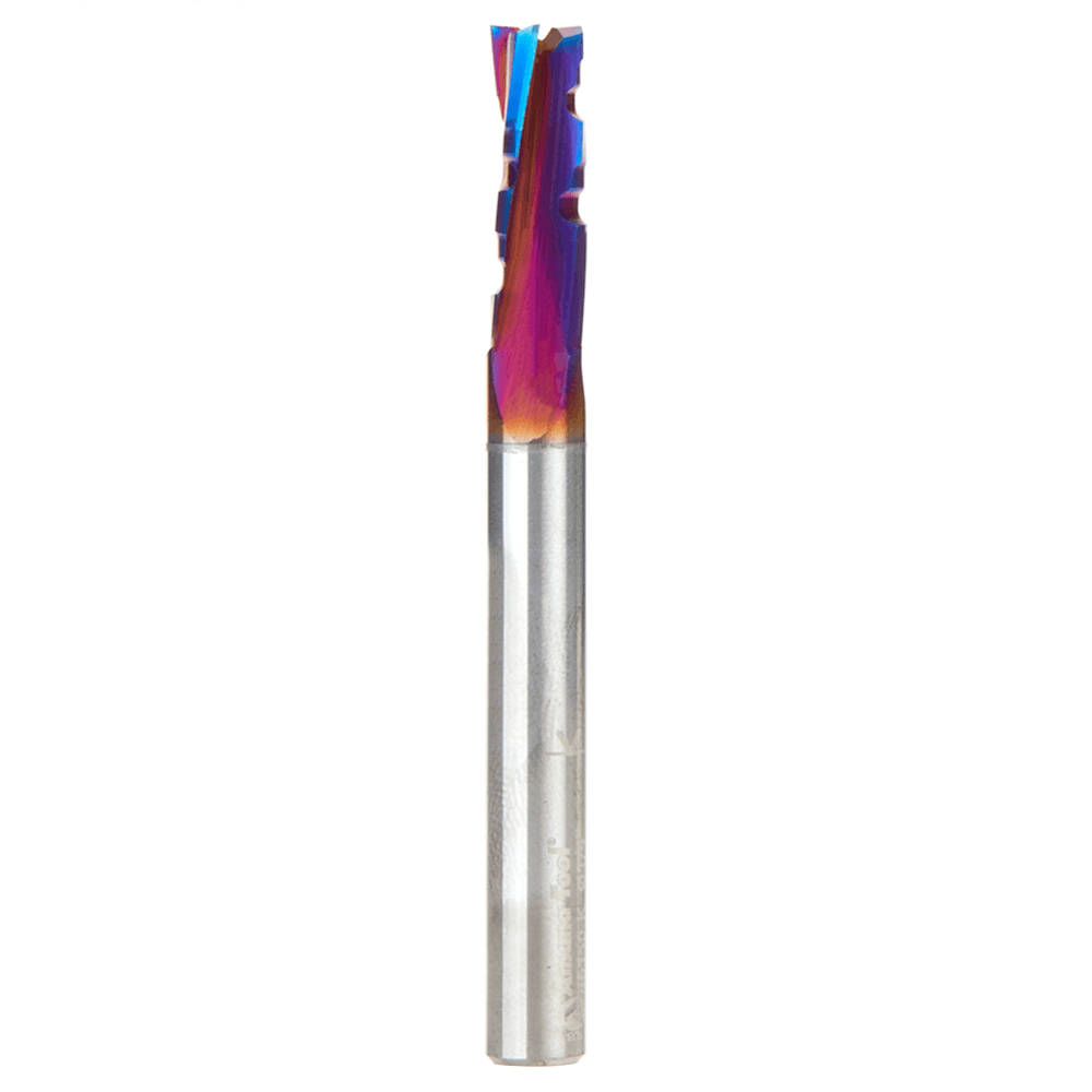 1/4" x 2-1/2" Spektra Up-Cut Phenolic/Resin/Composite Spiral Router Bit with Chipbreaker, 3-Flute, 1/4" Shank - Main Image