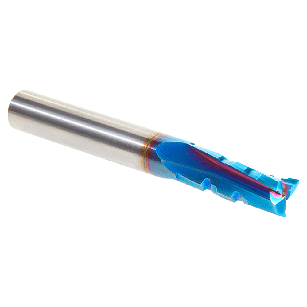 3/8" x 3" Spektra Up-Cut Phenolic/Resin/Composite Spiral Router Bit with Chipbreaker, 3-Flute, 3/8" Shank - Alt Image 1