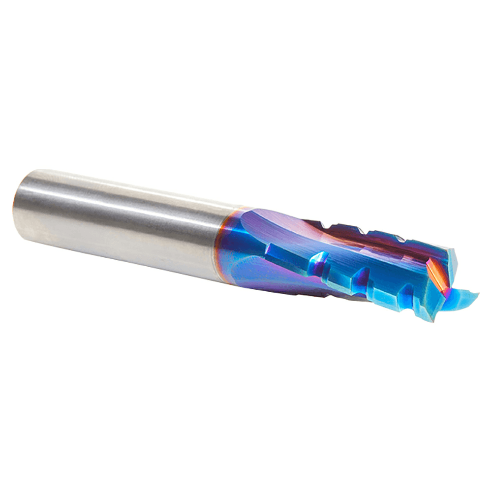 1/2" x 3-1/2" Spektra Up-Cut Phenolic/Resin/Composite Spiral Router Bit with Chipbreaker, 3-Flute, 1/2" Shank - Alt Image 1