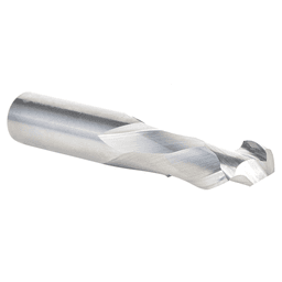 1/2" Dia x 1-1/8" CNC Solid Carbide Compression Spiral Bit, 1 Flute, 1/2" Shank Alt 3 - Image