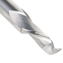 1/2" Dia x 1-1/8" CNC Solid Carbide Compression Spiral Bit, 1 Flute, 1/2" Shank Alt 4 - Image