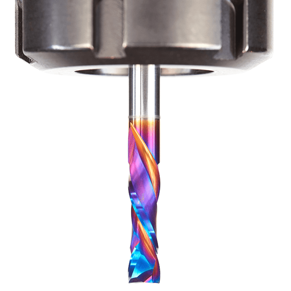 Spektra Extreme Tool Life Coated Compression Spiral Bit for CNC applications