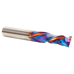3/8" x 3" CNC Bit with nACo Nanocomposite Coating for Longer Lifetime