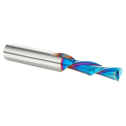 3/16" x 2" Down-Cut Spektra Extreme Tool Life Coated Spiral Plunge Bit, 2-Flute, 1/4" Shank - Alt Image 1
