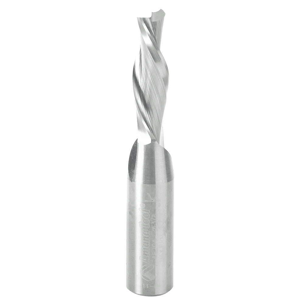 3/8" x 3" Spiral Plunge Bit, 2-Flute, 1/2" Shank - Main Image