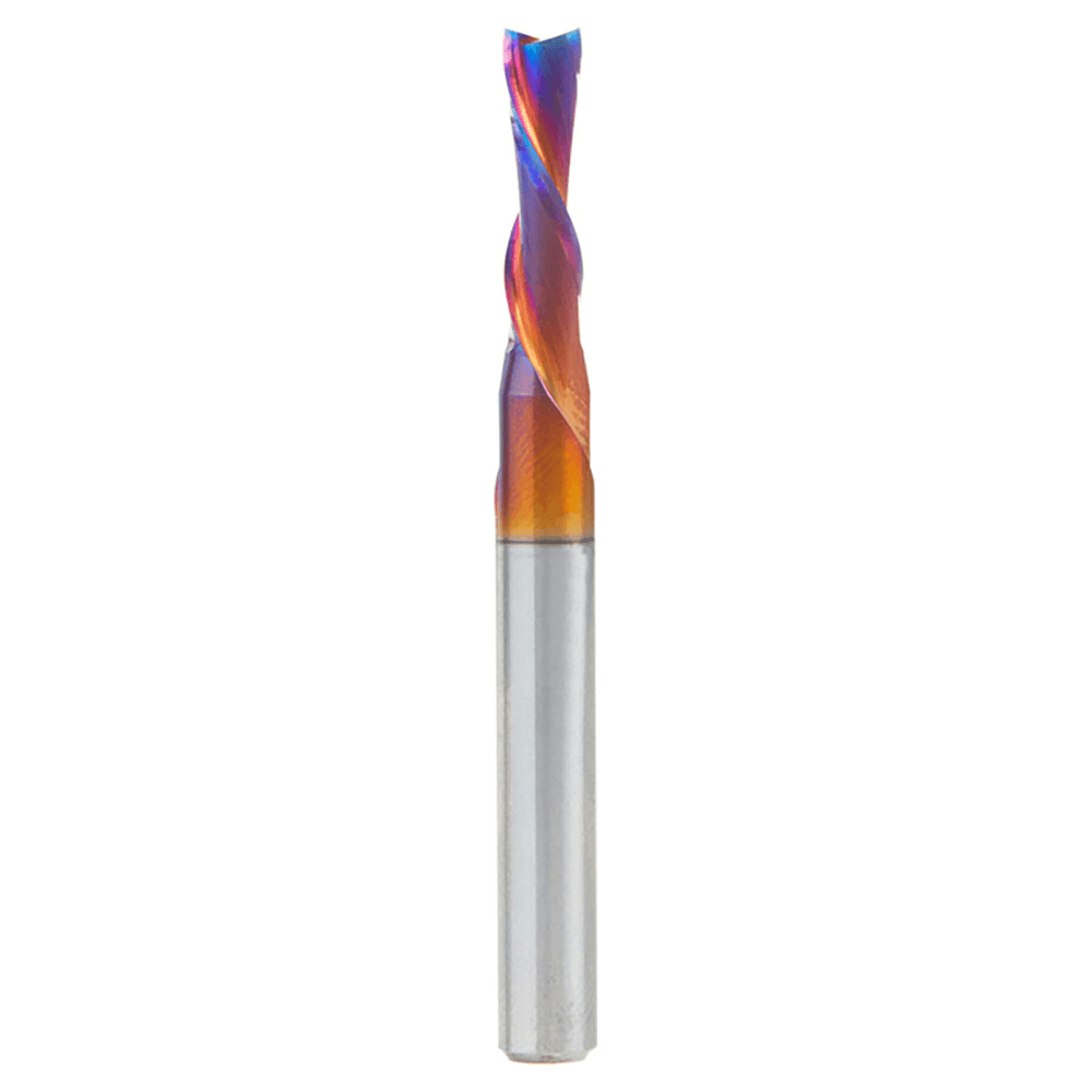 5mm x 2-1/2" Down-Cut Spektra Extreme Tool Life Coated Spiral Plunge Bit, 2-Flute, 1/4" Shank - Main Image