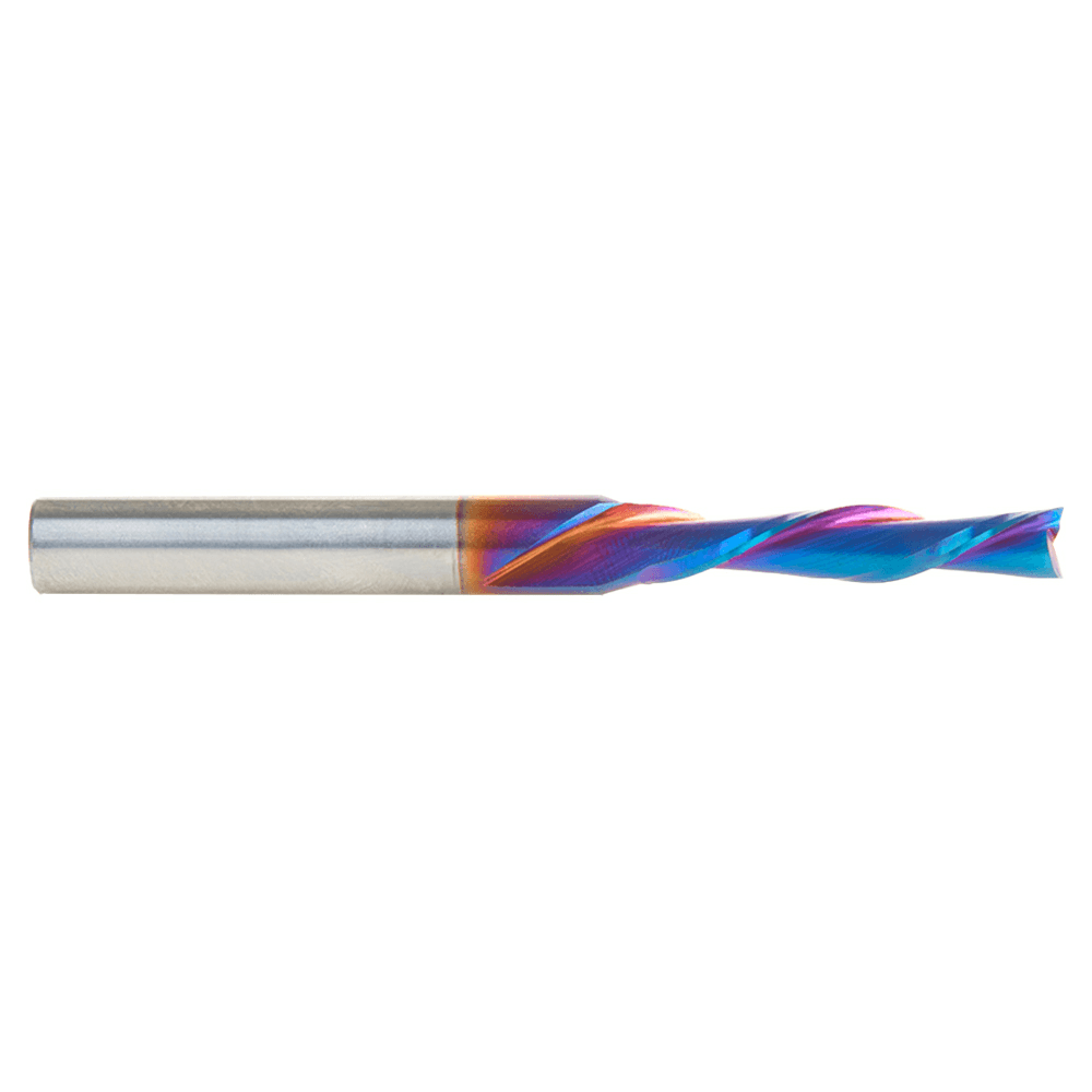 46211-L-K 5mm x 2-1/2" Down-Cut Spektra Extreme Tool Life Coated Spiral Plunge Bit, 2-Flute, 1/4" Shank Alt 2 - Image
