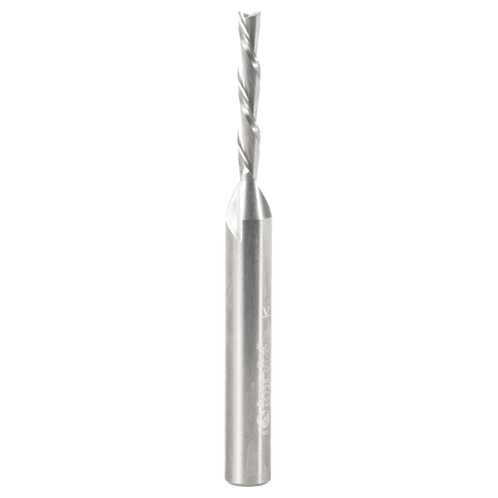 1/8" x 2-1/2" Down-Cut Spiral Plunge Bit, 2-Flute, 1/4" Shank - Main Image