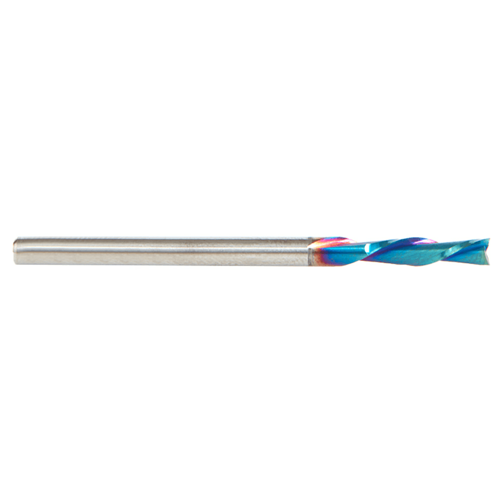 1/8" x 2" Down-Cut Spektra Extreme Tool Life Coated Spiral Plunge Bit, 2-Flute, 1/8" Shank - Main Image