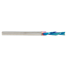 1/8" x 2" Down-Cut Spektra Extreme Tool Life Coated Spiral Plunge Bit, 2-Flute, 1/8" Shank - Main Image