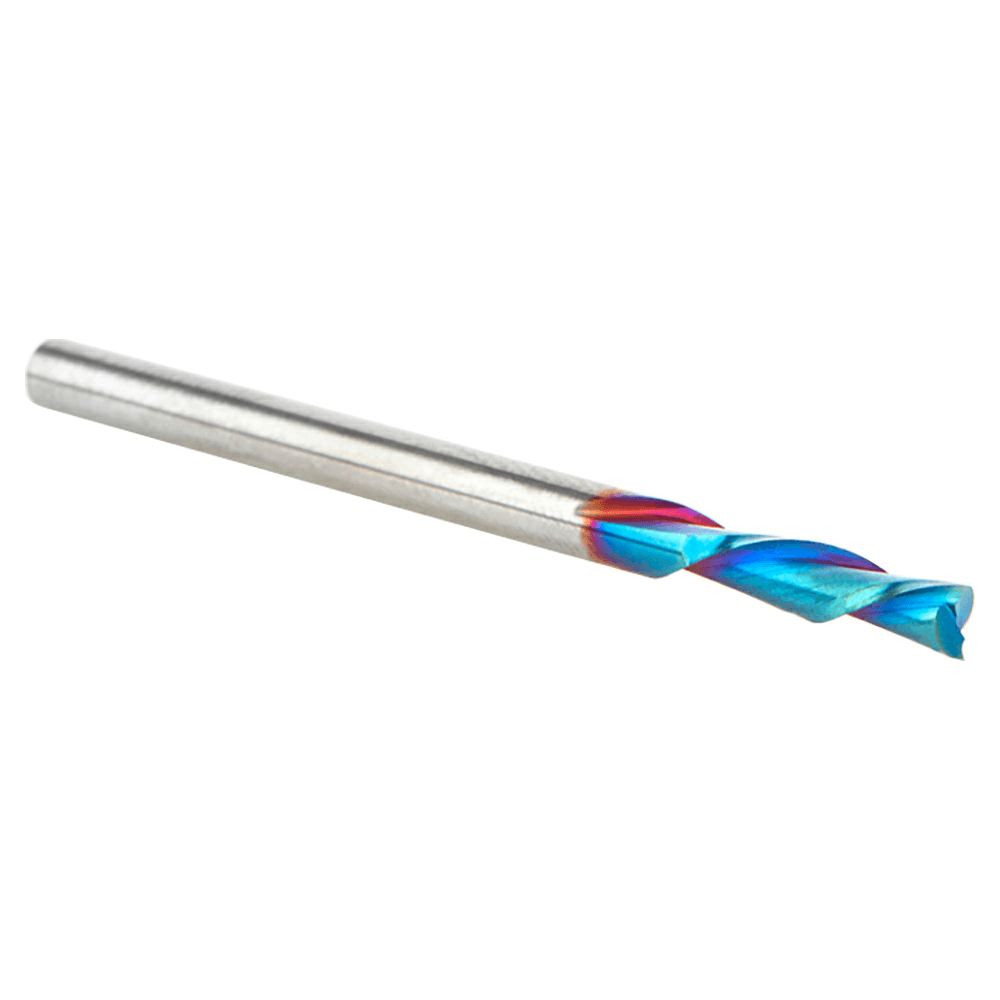 1/8" x 2" Down-Cut Spektra Extreme Tool Life Coated Spiral Plunge Bit, 2-Flute, 1/8" Shank - Alt Image 1