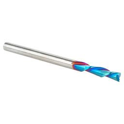 1/8" x 2" Down-Cut Spektra Extreme Tool Life Coated Spiral Plunge Bit, 2-Flute, 1/8" Shank - Alt Image 1