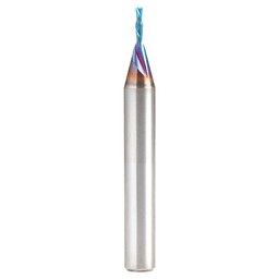 1/16" x 2" Down-Cut Spektra Extreme Tool Life Coated Spiral Plunge Bit, 2-Flute, 1/4" Shank - Main Image