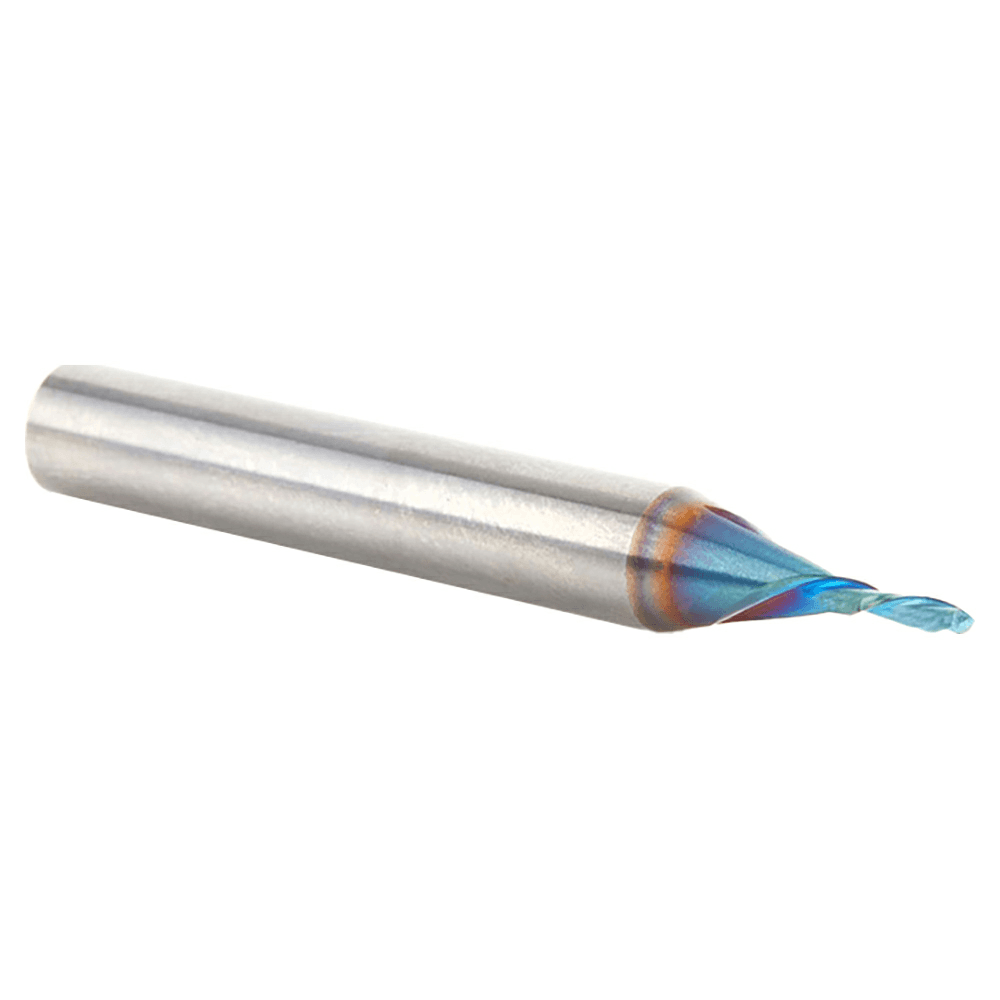 1/16" x 2" Down-Cut Spektra Extreme Tool Life Coated Spiral Plunge Bit, 2-Flute, 1/4" Shank - Alt Image 1