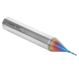 1/32" x 2" Down-Cut Spektra Extreme Tool Life Coated Spiral Plunge Bit, 2-Flute, 1/4" Shank - Alt Image 1