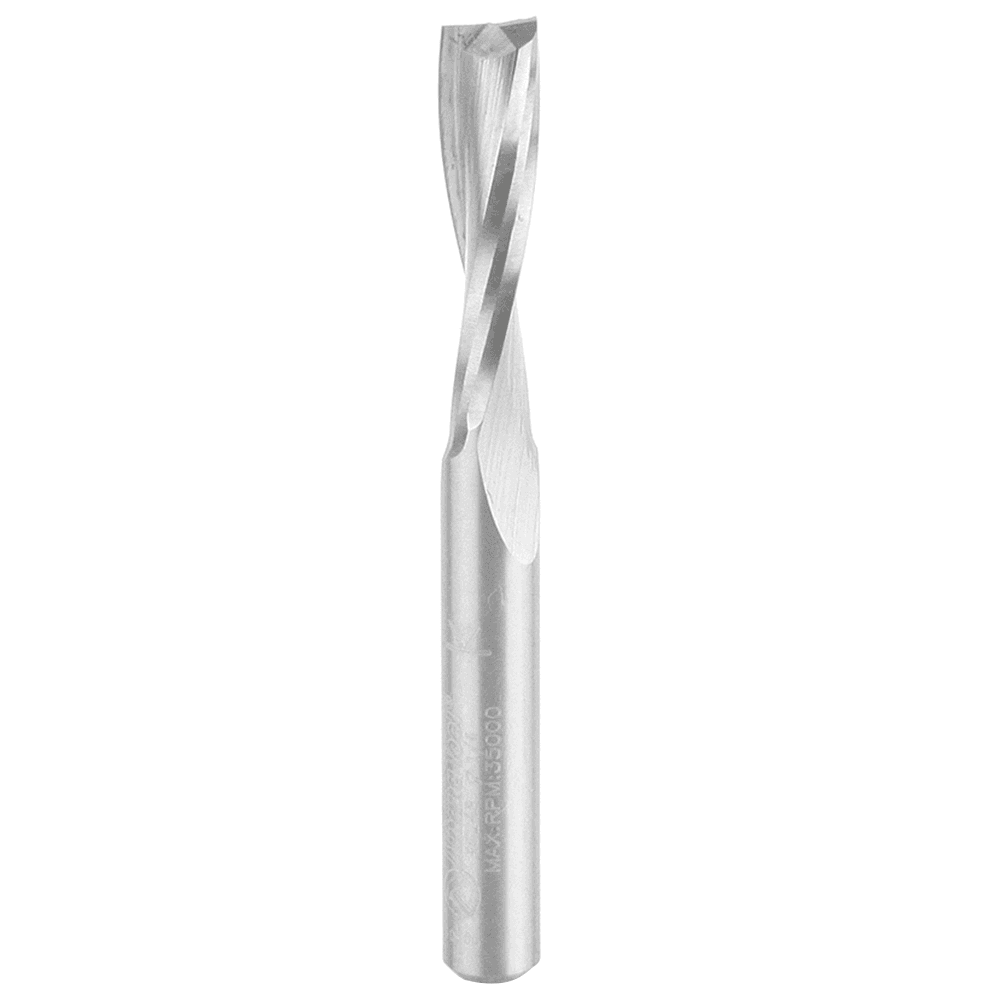 1/4" x 2-1/2" Up-Cut Spiral Plunge Bit for Solid Wood, 2-Flute, 1/4" Shank - Main Image