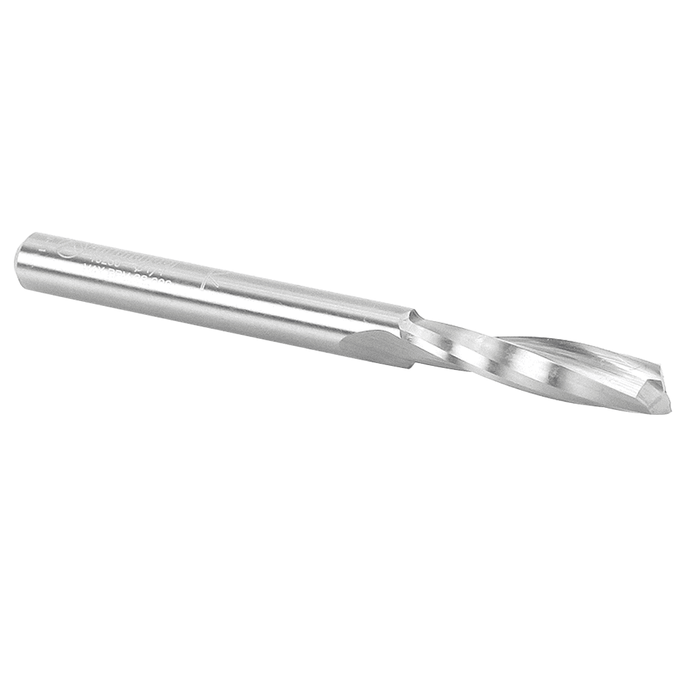 1/4" x 3" Up-Cut Spiral Plunge Bit for Solid Wood, 2-Flute, 1/4" Shank - Alt Image 1