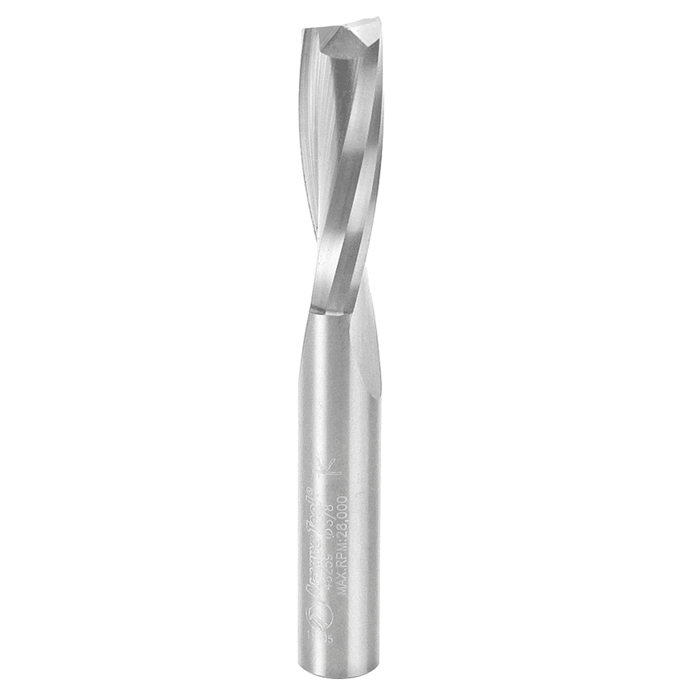 3/8" x 3" Up-Cut Spiral Plunge Bit for Solid Wood, 2-Flute, 3/8" Shank - Main Image