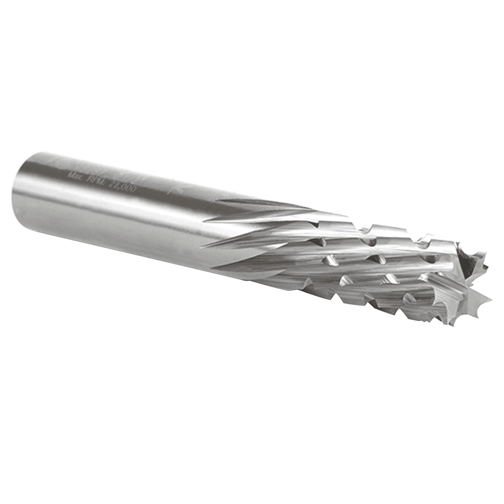 1/2" x 3-1/2" CNC Down-Cut Carbon Graphite/Fiber Panel Cutting Spiral Router Bit, 1-Flute, 1/2" Shank - Alt Image 1