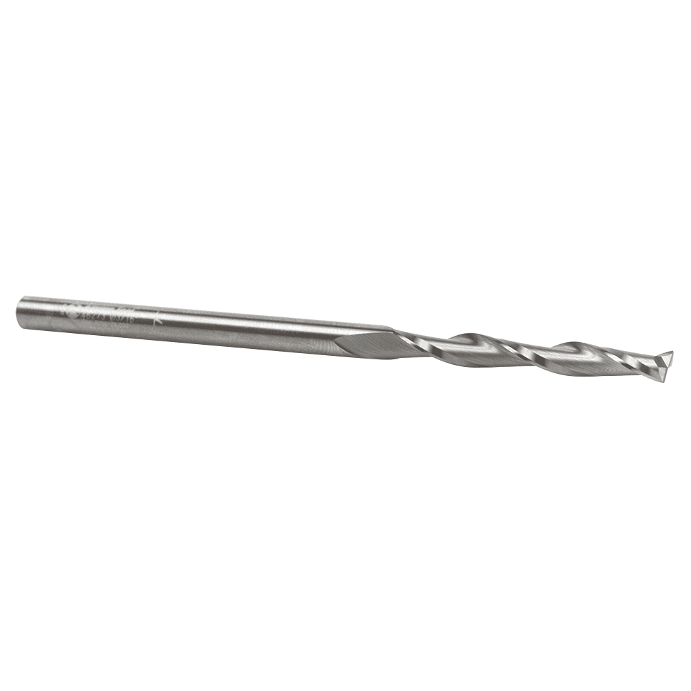 3/16" x 4" CNC Up-Cut Foam Cutting Square End Spiral Router Bit, 2-Flute, 3/16" Shank - Alt Image 1
