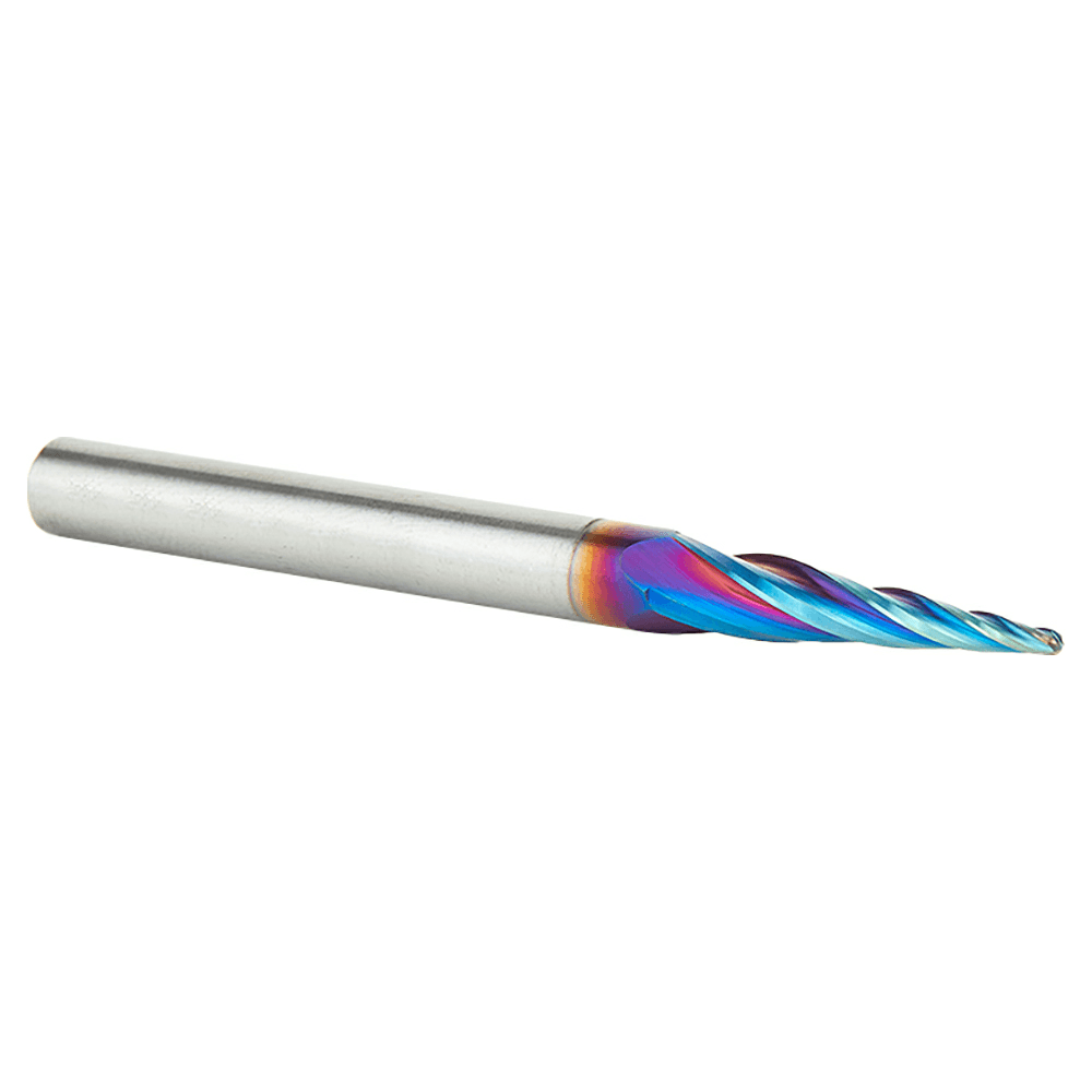 Perfect for 3D carving, large scale carving, deep profiling, and more with Amana router bit