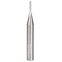 1/16" x 2" CNC 2D/3D Carving Flat Bottom Router Bit, 3-Flute, 1/4" Shank - Main Image