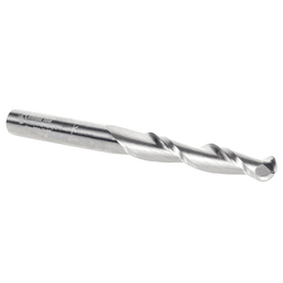 1/8" x 2-1/2" CNC 2D/3D Carving Straight Ball Tip Router Bit, 4-Flute, 1/4" Shank - Alt Image 1