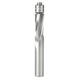 1/2" x 4" Up-Cut Ultra Trim Spiral Bit with Double Lower Ball Bearing, 1/4" Shank - Main Image