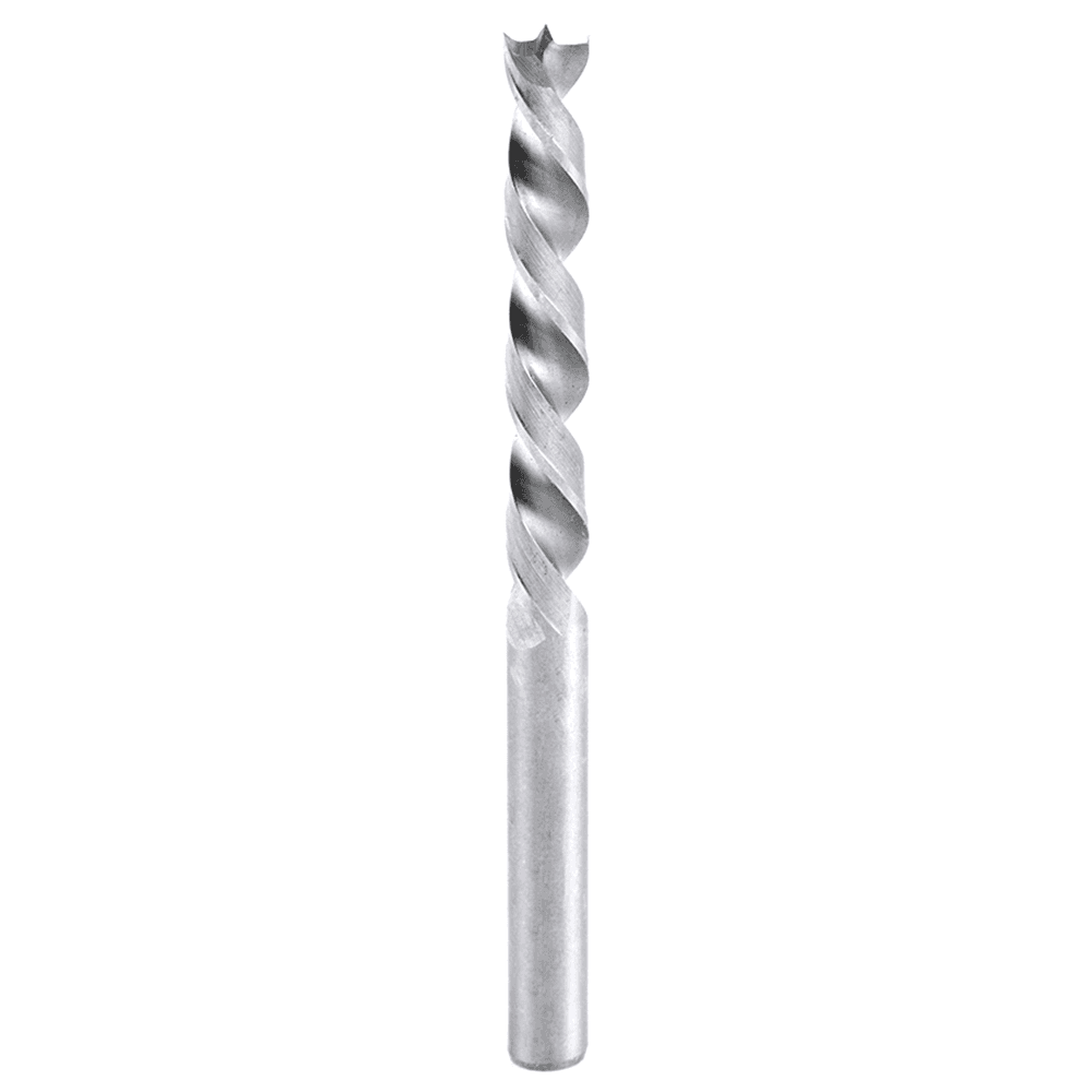 4mm x 55mm Brad Point Drill Bit, Left Hand, 4mm Shank - Main Image