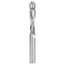 1/2" x 5" Up-Cut UltraTrim Spiral Bit with Double Lower Ball Bearing, 2-Flute, 1/2" Shank - Main Image