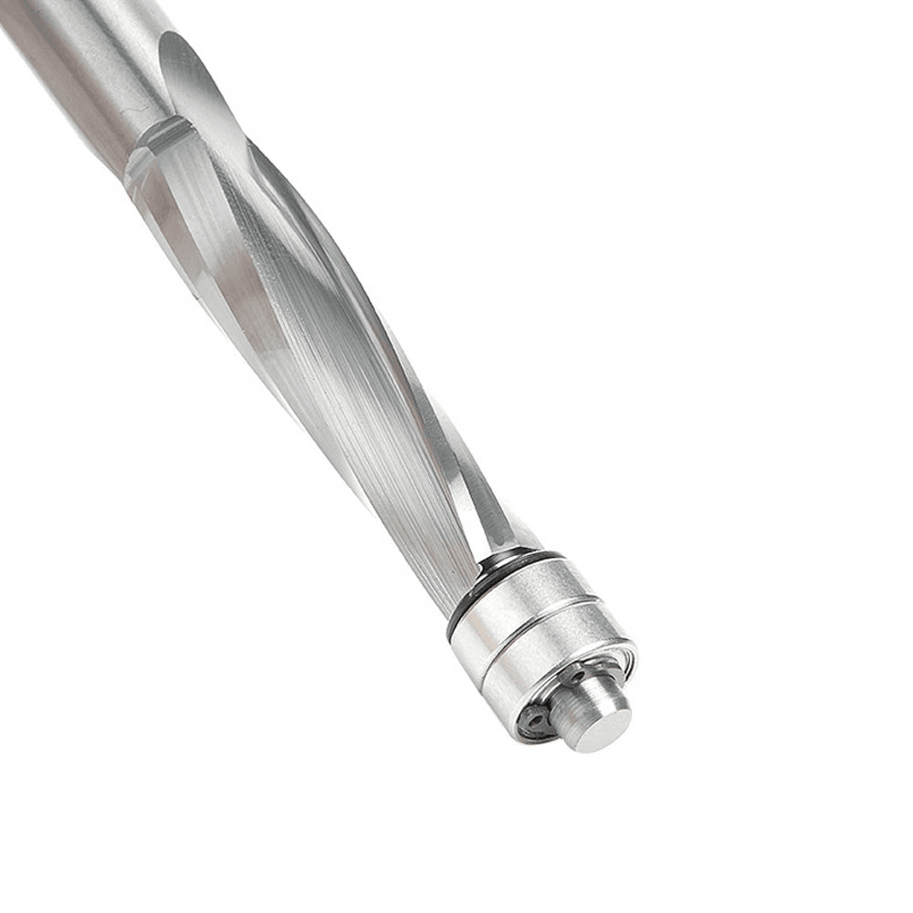 1/2" x 5" Up-Cut UltraTrim Spiral Bit with Double Lower Ball Bearing, 2-Flute, 1/2" Shank - Alt Image 1