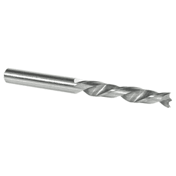 4.5mm x 55mm Brad Point Drill Bit, Left Hand, 4.5mm Shank - Alt Image 2