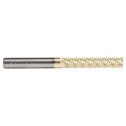 3/8" x 4" ZrN Coated Honeycomb Cutting Hogger Router Bit, 8-Flute, 3/8" Shank - Alt Image 1