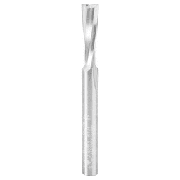 1/4" x 2-1/2" Acrylic Cutting 'O' Up-Cut Slow Spiral Router Bit, 2-Flute, 1/4" Shank, 3/4" Cutting Height - Main Image